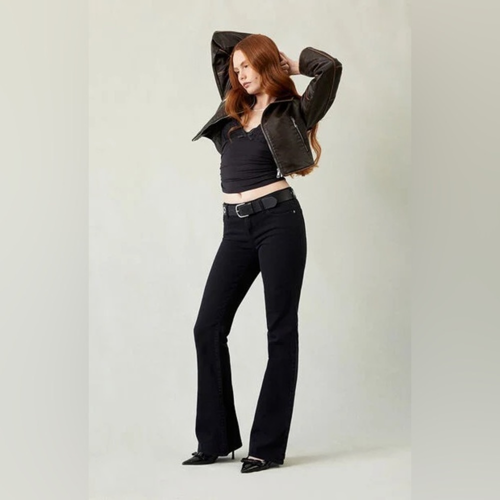 Pacsun Jade Low Rise Bootcut Jeans Stretch Black sz 25